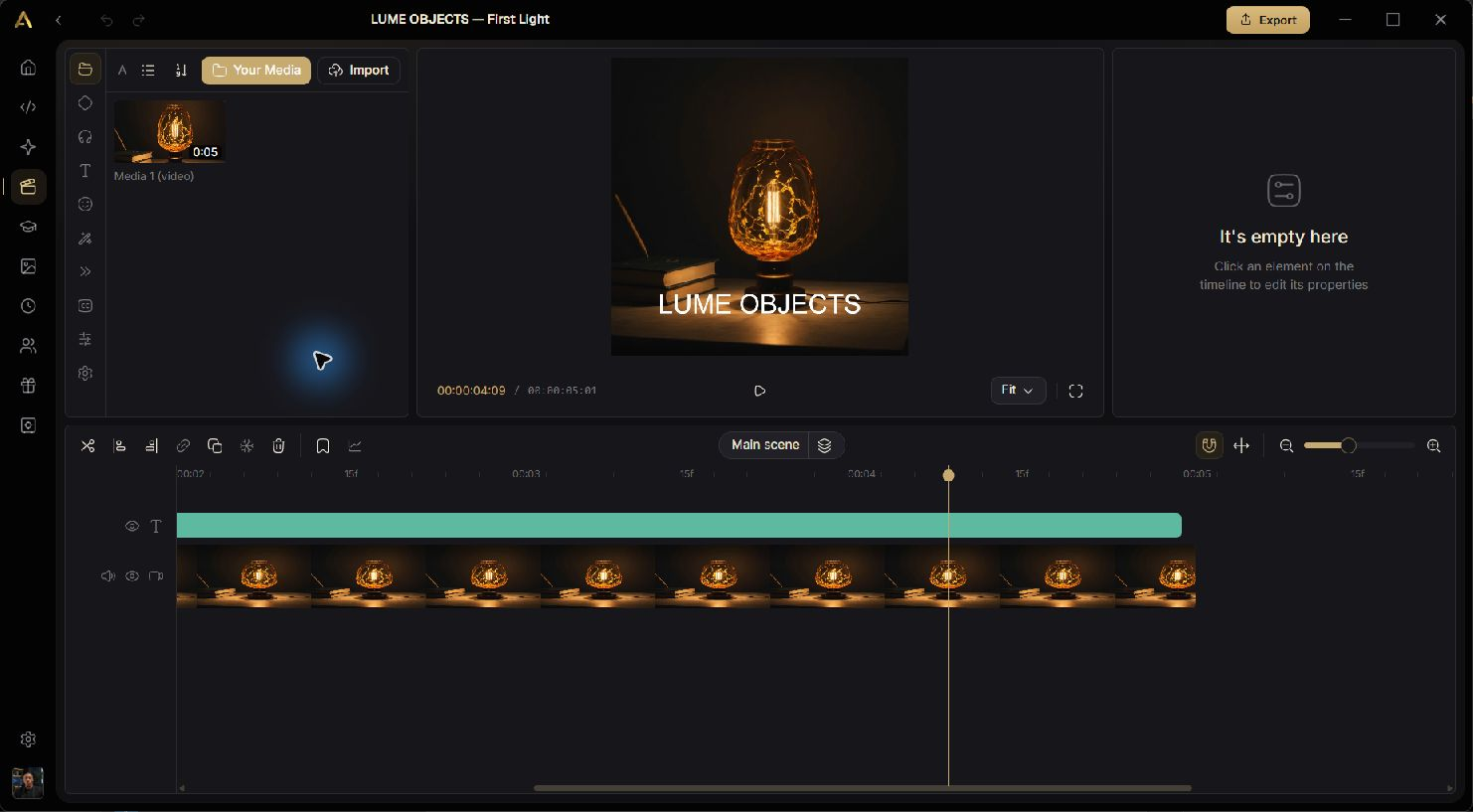 Aiora Windows app: Editor